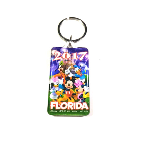 Disney 2019 Mickey Mouse & Friends Florida Keychain acrylic - Picture 4 of 4